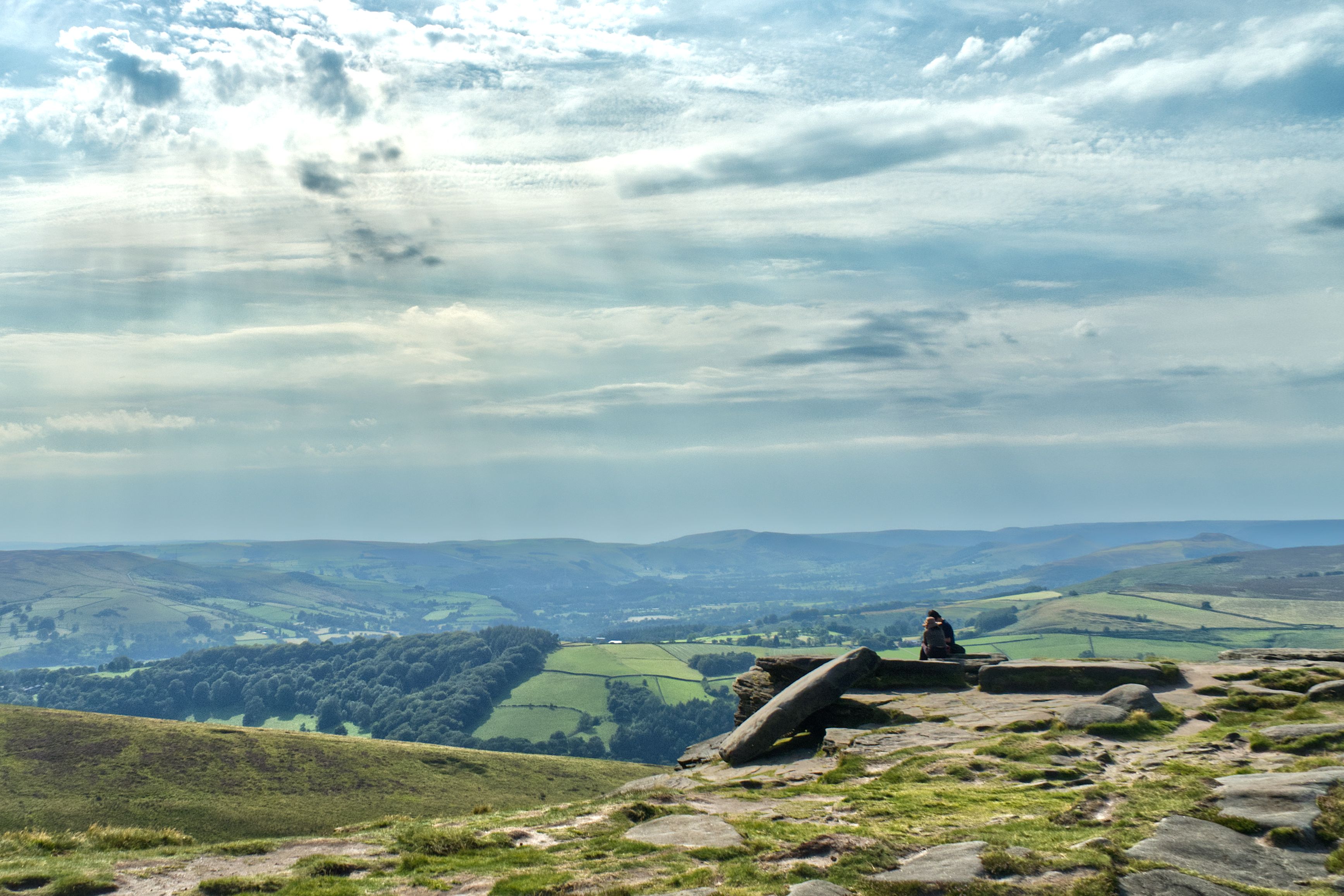 Couple on Stanage Edge